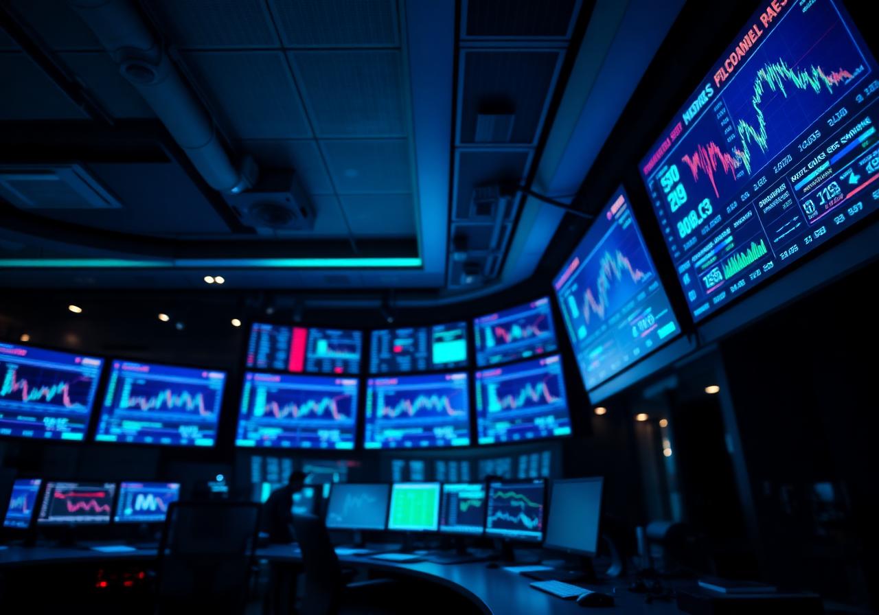 Global trading operations floor